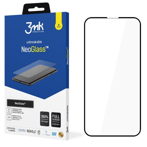 3mk Szkło niepękające 3mk NeoGlass 8H do Apple iPhone 13 Mini Black 3mk Szkło niepękające 3mk NeoGlass 8H do Apple iPhone 13 Mini Black