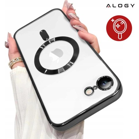 Alogy Etui do Apple iPhone 16e Alogy LuxeShield™️ Glamour Luxury Ring obudowa do MagSafe z osłoną aparatów Czarne Alogy Etui do Apple iPhone 16e Alogy LuxeShield™️ Glamour Luxury Ring obudowa do MagSafe z osłoną aparatów Czarne