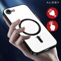 Alogy Etui do Apple iPhone 16e Alogy LuxeShield™️ Glamour Luxury Ring obudowa do MagSafe z osłoną aparatów Czarne