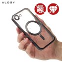 Alogy Etui do Apple iPhone 16e Alogy LuxeShield™️ Glamour Luxury Ring obudowa do MagSafe z osłoną aparatów Czarne
