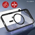 Alogy Etui do Apple iPhone 16e Alogy LuxeShield™️ Glamour Luxury Ring obudowa do MagSafe z osłoną aparatów Czarne