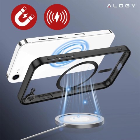 Alogy Etui do Apple iPhone 16e Alogy LuxeShield™️ Glamour Luxury Ring obudowa do MagSafe z osłoną aparatów Czarne Alogy Etui do Apple iPhone 16e Alogy LuxeShield™️ Glamour Luxury Ring obudowa do MagSafe z osłoną aparatów Czarne