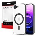 Alogy Etui do Apple iPhone 16e Alogy LuxeShield™️ Glamour Luxury Ring obudowa do MagSafe z osłoną aparatów Czarne