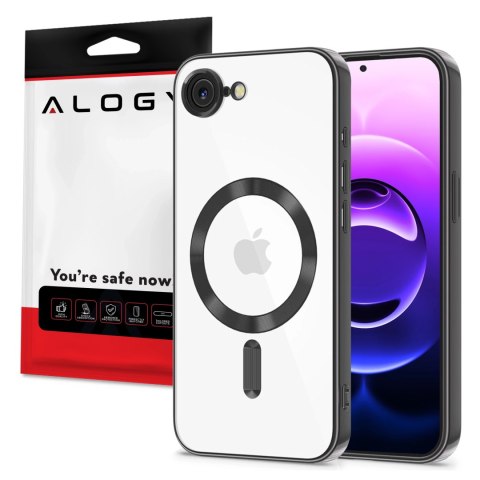 Alogy Etui do Apple iPhone 16e Alogy LuxeShield™️ Glamour Luxury Ring obudowa do MagSafe z osłoną aparatów Czarne Alogy Etui do Apple iPhone 16e Alogy LuxeShield™️ Glamour Luxury Ring obudowa do MagSafe z osłoną aparatów Czarne