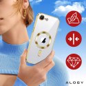 Alogy Etui do Apple iPhone 16e Alogy LuxeShield™️ Glamour Luxury Ring obudowa do MagSafe z osłoną aparatów Złote
