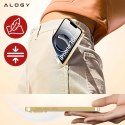 Alogy Etui do Apple iPhone 16e Alogy LuxeShield™️ Glamour Luxury Ring obudowa do MagSafe z osłoną aparatów Złote