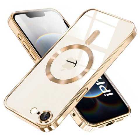 Alogy Etui do Apple iPhone 16e Alogy LuxeShield™️ Glamour Luxury Ring obudowa do MagSafe z osłoną aparatów Złote Alogy Etui do Apple iPhone 16e Alogy LuxeShield™️ Glamour Luxury Ring obudowa do MagSafe z osłoną aparatów Złote