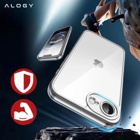 Alogy Etui do Apple iPhone 16e obudowa ochronna na telefon Alogy HybridShield™️ Case Przezroczyste Alogy Etui do Apple iPhone 16e obudowa ochronna na telefon Alogy HybridShield™️ Case Przezroczyste