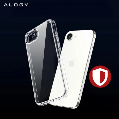 Alogy Etui do Apple iPhone 16e obudowa ochronna na telefon Alogy HybridShield™️ Case Przezroczyste Alogy Etui do Apple iPhone 16e obudowa ochronna na telefon Alogy HybridShield™️ Case Przezroczyste
