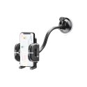 Forcell Uchwyt Samochodowy Forcell Regular 2w1 Kratka/Szyba Ramię 27 cm Czarny