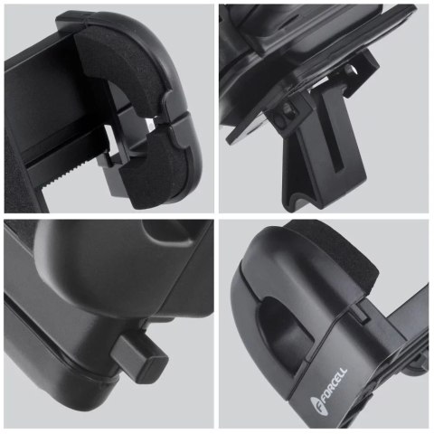 Forcell Uchwyt Samochodowy Forcell Regular 2w1 Kratka/Szyba Ramię 27 cm Czarny Forcell Uchwyt Samochodowy Forcell Regular 2w1 Kratka/Szyba Ramię 27 cm Czarny