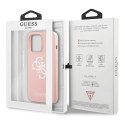 Guess Guess GUHCP13LLS4GWPI iPhone 13 Pro / 13 6,1" różowy/pink hard case Silicone 4G Logo
