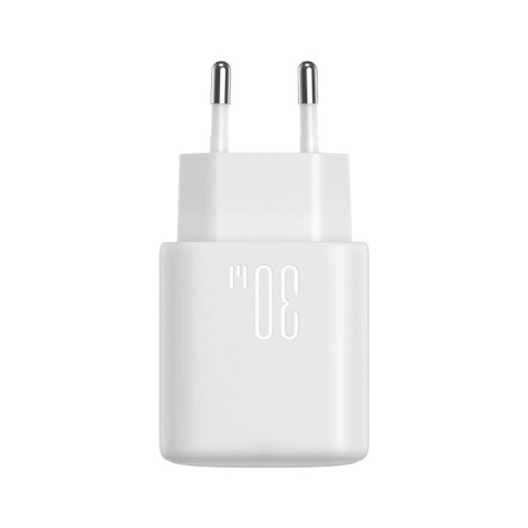 Joyroom Ładowarka Joyroom Sieciowa USB-C PD 30W QC SFC - Biała + Kabel USB-C 1m Joyroom Ładowarka Joyroom Sieciowa USB-C PD 30W QC SFC - Biała + Kabel USB-C 1m