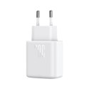 Joyroom Ładowarka Joyroom Sieciowa USB-C PD 30W QC SFC - Biała + Kabel USB-C 1m