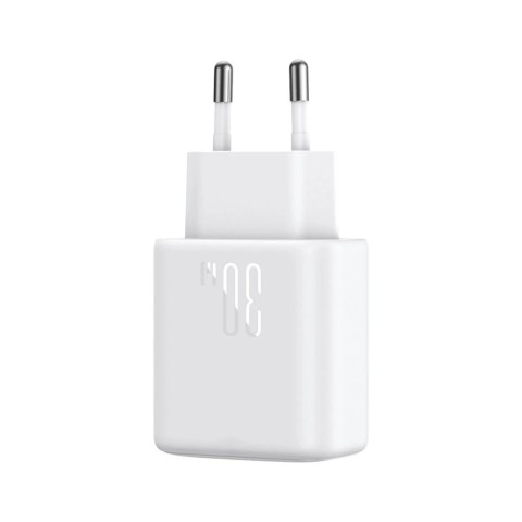 Joyroom Ładowarka Joyroom Sieciowa USB-C PD 30W QC SFC - Biała + Kabel USB-C 1m Joyroom Ładowarka Joyroom Sieciowa USB-C PD 30W QC SFC - Biała + Kabel USB-C 1m