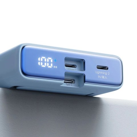 Joyroom Magnetyczny powerbank Joyroom JR-PBM01 20W 10000mAh z podstawką MagSafe Joyroom Magnetyczny powerbank Joyroom JR-PBM01 20W 10000mAh z podstawką MagSafe