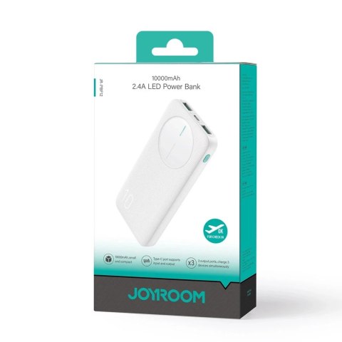 Joyroom Powerbank Joyroom 10000mAh 12W 3 porty szybkie i bezpieczne ładowanie Joyroom Powerbank Joyroom 10000mAh 12W 3 porty szybkie i bezpieczne ładowanie