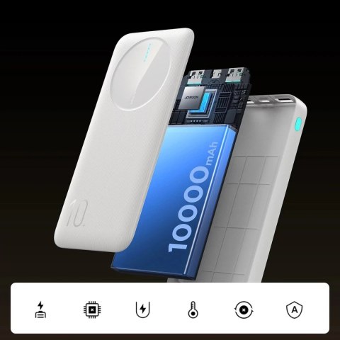 Joyroom Powerbank Joyroom 10000mAh 12W 3 porty szybkie i bezpieczne ładowanie Joyroom Powerbank Joyroom 10000mAh 12W 3 porty szybkie i bezpieczne ładowanie