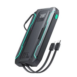 Joyroom Powerbank Joyroom 10000mAh 22.5W z kablami USB-C i Lightning czarny