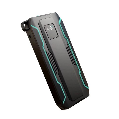 Joyroom Powerbank Joyroom 10000mAh 22.5W z kablami USB-C i Lightning czarny Joyroom Powerbank Joyroom 10000mAh 22.5W z kablami USB-C i Lightning czarny