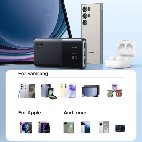 Joyroom Powerbank Joyroom 10000mAh 25W - szybkie ładowanie 3 urządzeń naraz Joyroom Powerbank Joyroom 10000mAh 25W - szybkie ładowanie 3 urządzeń naraz