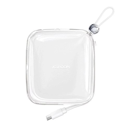 Joyroom Powerbank Joyroom JR-L005 10000mAh Lightning USB-A Biały z kablem Joyroom Powerbank Joyroom JR-L005 10000mAh Lightning USB-A Biały z kablem