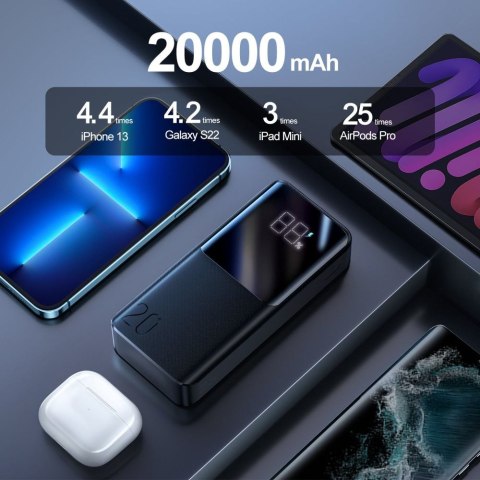 Joyroom Powerbank Joyroom JR-QP192 22.5W 20000mAh Black Joyroom Powerbank Joyroom JR-QP192 22.5W 20000mAh Black