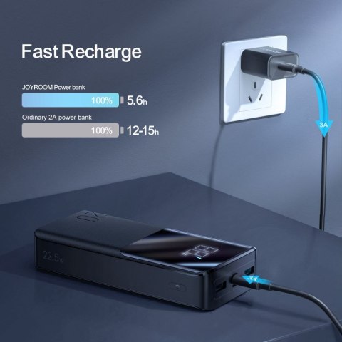 Joyroom Powerbank Joyroom JR-QP192 22.5W 20000mAh Black Joyroom Powerbank Joyroom JR-QP192 22.5W 20000mAh Black