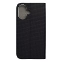 ProducentTymczasowy Etui Kabura SENSITIVE Book do iPhone 16 Czarny z Podstawką 360