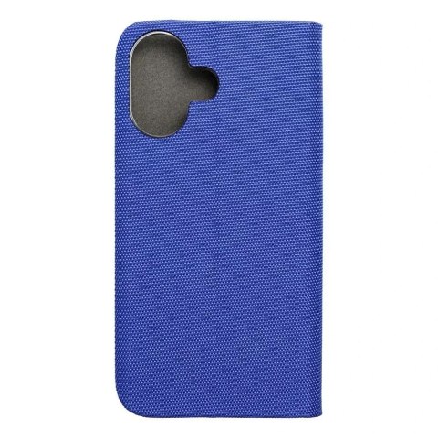 ProducentTymczasowy Etui Kabura SENSITIVE Book do iPhone 16 Niebieski z Podstawką 360 ProducentTymczasowy Etui Kabura SENSITIVE Book do iPhone 16 Niebieski z Podstawką 360