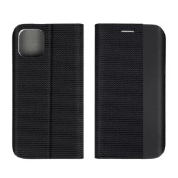 ProducentTymczasowy Etui Kabura SENSITIVE Book do iPhone 16 Pro Czarny z Podstawką