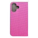 ProducentTymczasowy Etui Kabura SENSITIVE Book do iPhone 16 Różowy z Podstawką