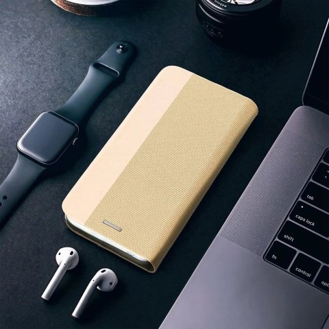 ProducentTymczasowy Etui Kabura SENSITIVE Book do iPhone 16 Złoty z Podstawką ProducentTymczasowy Etui Kabura SENSITIVE Book do iPhone 16 Złoty z Podstawką