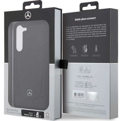 Samsung Etui Mercedes do Samsung Galaxy S23+ Plus HardCase Leather Urban czarny Samsung Etui Mercedes do Samsung Galaxy S23+ Plus HardCase Leather Urban czarny