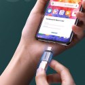 UGreen Adapter Ugreen US270 USB-C do USB-A 3.0 OTG ze smyczą 5Gb/s Szary
