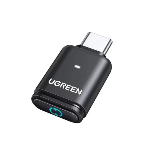 UGreen Adapter audio Ugreen BT501 USB-C Bluetooth 5.3 z aptX transmiter - czarny UGreen Adapter audio Ugreen BT501 USB-C Bluetooth 5.3 z aptX transmiter - czarny