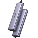 UGreen HUB 6w1 Ugreen CM512 USB-C HDMI RJ45 3xUSB-A PD 100W Szary