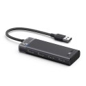 UGreen HUB Ugreen CM653 4x USB-A 3.0 5Gb/s zasilanie LED Czarny