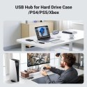 UGreen HUB Ugreen CM653 4x USB-A 3.0 5Gb/s zasilanie LED Czarny
