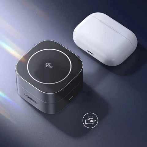 UGreen Ładowarka Ugreen W702 3w1 MagSafe Qi2 15W Składana USB-C Czarna UGreen Ładowarka Ugreen W702 3w1 MagSafe Qi2 15W Składana USB-C Czarna