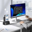 UGreen Stacja dokująca Ugreen CM198 50857 z USB 3.0 do dysków SATA 2.5" 3.5" SSD HHD zasilacz EU - czarna