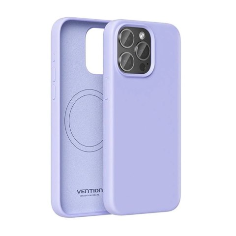Vention Etui ochronne do iPhone 15 Pro Vention KUFV0-30 MagSafe fiolet lawenda Vention Etui ochronne do iPhone 15 Pro Vention KUFV0-30 MagSafe fiolet lawenda