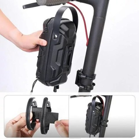 Wildman Etui na hulajnogę WILDMAN GD6X 2L Sakwa na ramę Czarne PC Wildman Etui na hulajnogę WILDMAN GD6X 2L Sakwa na ramę Czarne PC
