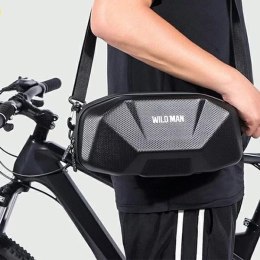 Wildman Torba Rowerowa Wildman 3.5L na Kierownicę PU+EVA Wodoodporna Czarna
