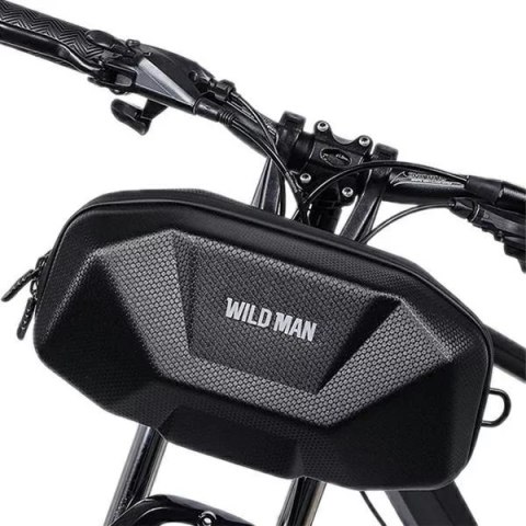 Wildman Torba Rowerowa Wildman 3.5L na Kierownicę PU+EVA Wodoodporna Czarna Wildman Torba Rowerowa Wildman 3.5L na Kierownicę PU+EVA Wodoodporna Czarna