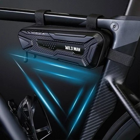 Wildman Torba Rowerowa Wildman M M40 na Ramę Wodoodporna do Telefonu Czarna Wildman Torba Rowerowa Wildman M M40 na Ramę Wodoodporna do Telefonu Czarna