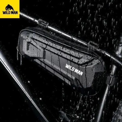 Wildman Torba na Rower Wildman XT9 XL Etui na Ramę 1.8L Wodoodporna Czarna Wildman Torba na Rower Wildman XT9 XL Etui na Ramę 1.8L Wodoodporna Czarna