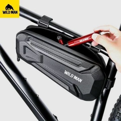Wildman Torba na Rower Wildman XT9 XL Etui na Ramę 1.8L Wodoodporna Czarna Wildman Torba na Rower Wildman XT9 XL Etui na Ramę 1.8L Wodoodporna Czarna