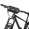 Wildman Torba rowerowa Wildman XT17 1L na mostek PU+EVA wodoodporna Czarna