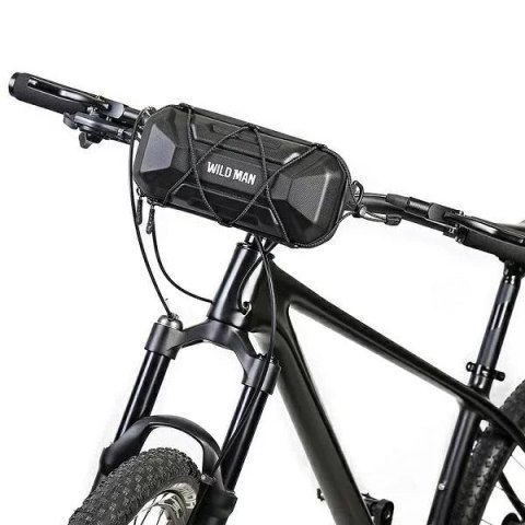 Wildman Torba rowerowa Wildman XT17 1L na mostek PU+EVA wodoodporna Czarna Wildman Torba rowerowa Wildman XT17 1L na mostek PU+EVA wodoodporna Czarna